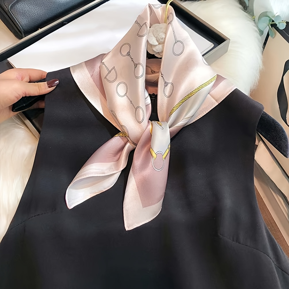 Silk Scarf Square - Lenço Quadrado de Seda Pura 100%