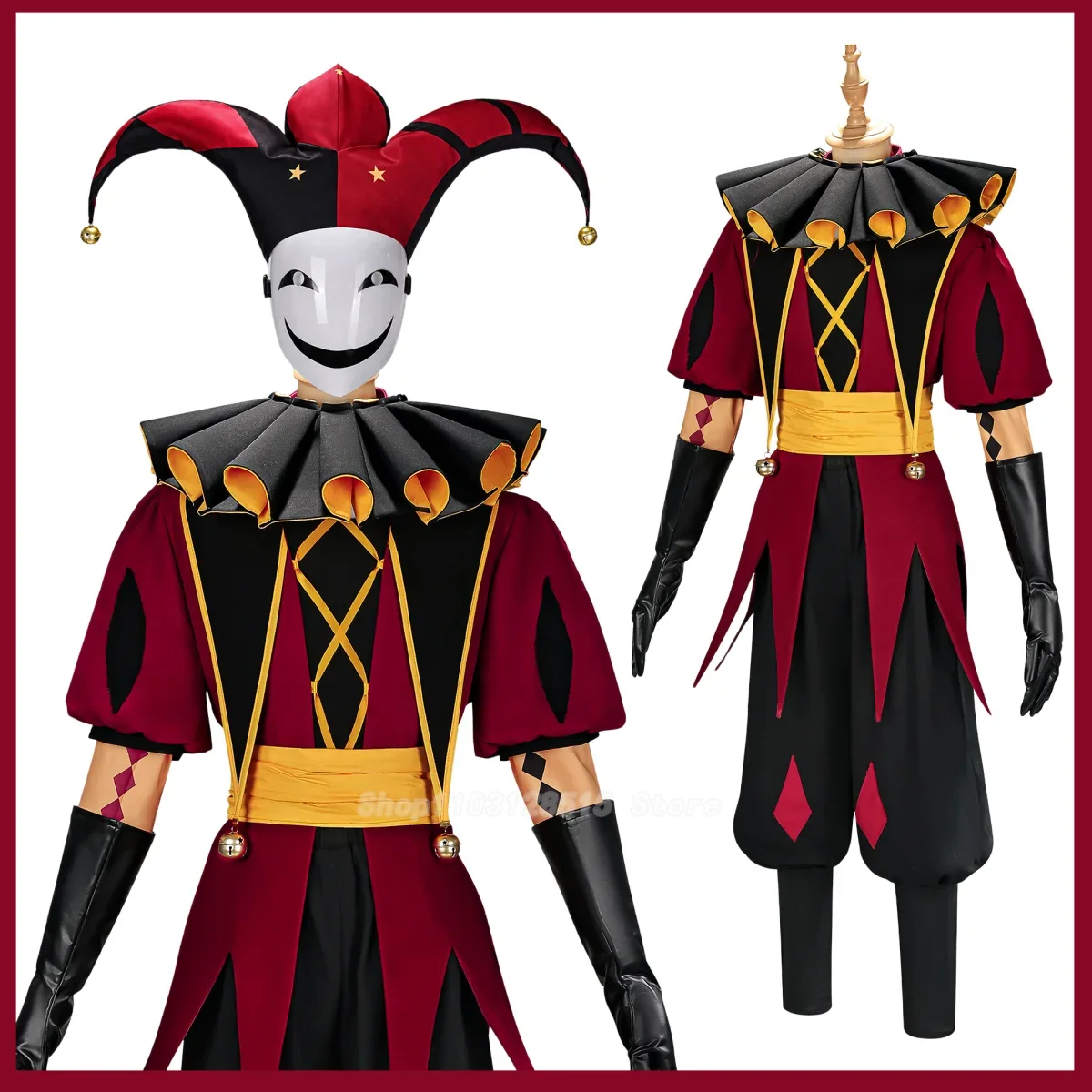 Fantasia de Cosplay de Palhaço - Women'S Red Accessories avaliação e preço