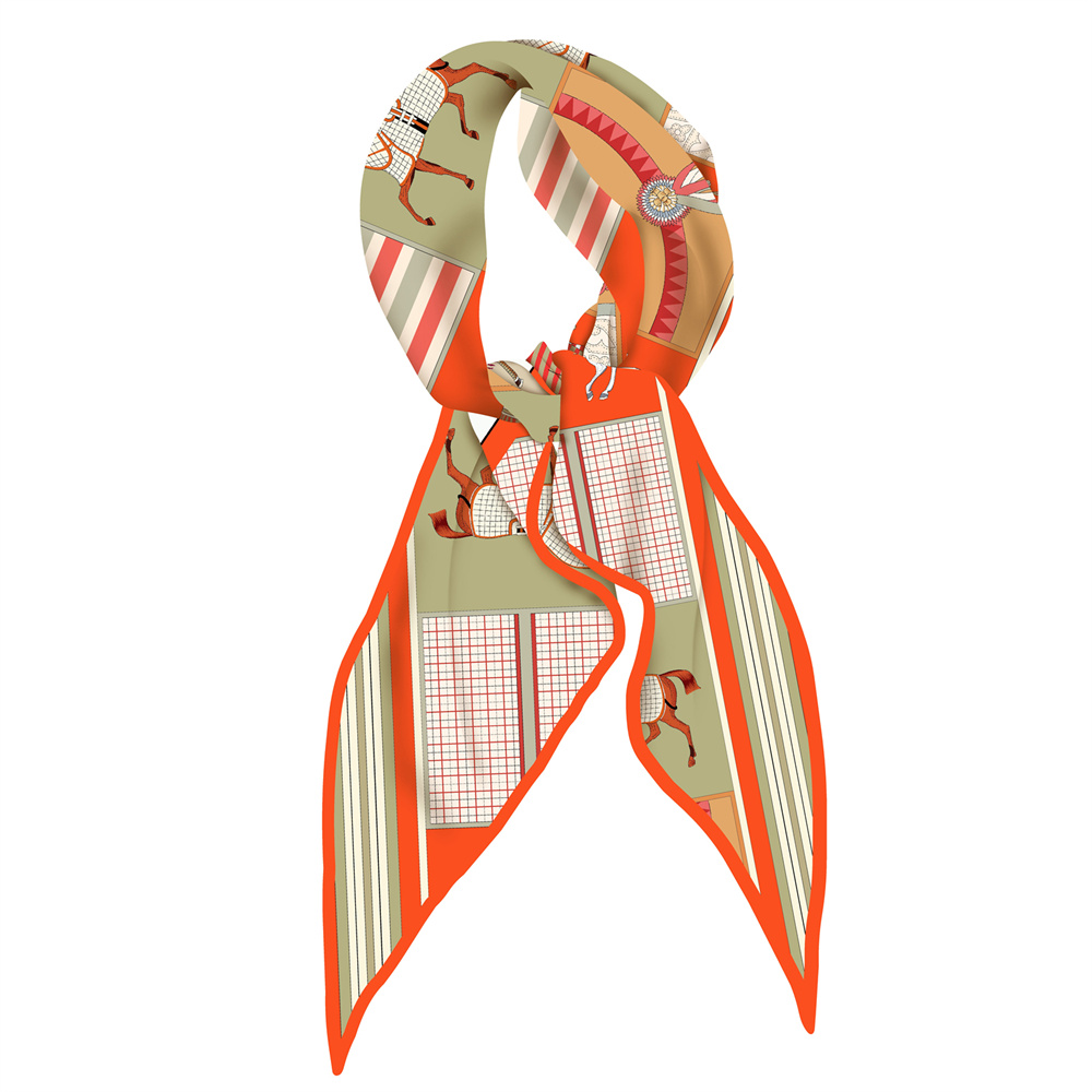 Novos Lenços de Seda Estampado - Silk Scarf Square avaliação e preço